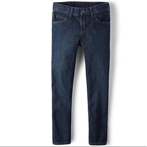 Boy’s Skinny Fit Dark Rinse Jeans